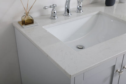 60 inch Double Bathroom Vanity in Grey