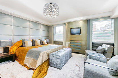 Tully 3 light Chrome Flush Mount