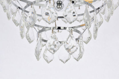 Ella 14 inch flush mount in chrome