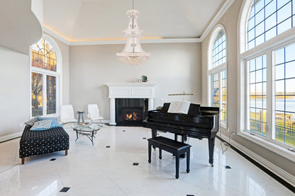 Primo 32 light Chrome Chandelier Clear Royal Cut Crystal