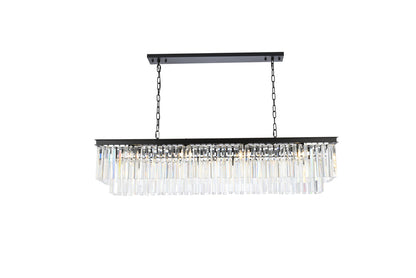Sydney 12 light Matte Black Chandelier Clear Royal Cut Crystal