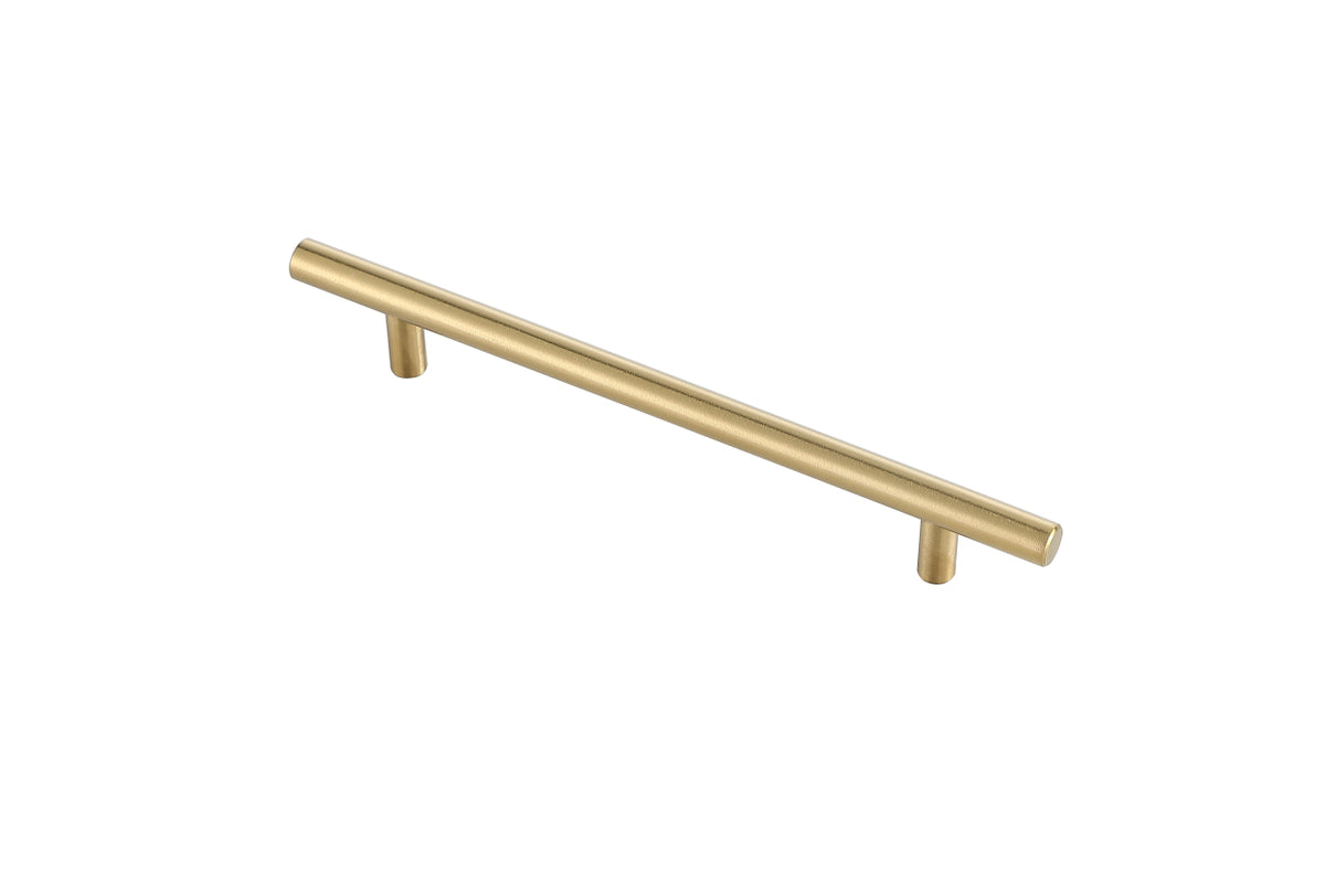 Quinn 6-5/16" Center to Center Brass Bar Pull Multipack (set of 10)