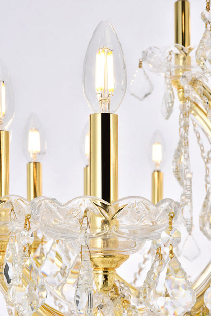 Maria Theresa 49 light Gold Chandelier Clear Royal Cut Crystal