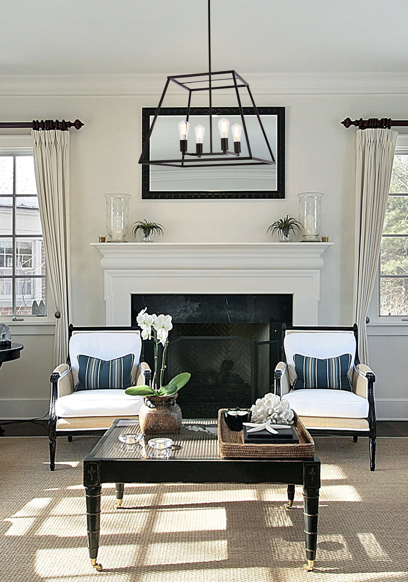 Declan 24 inch pendant in black