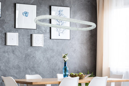 Bowen 51 inch Adjustable LED Chandelier in Satin Gold