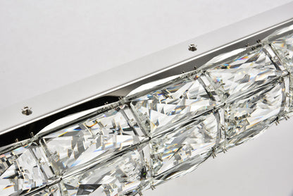 Valetta Integrated LED chip light Chrome Chandelier Clear Royal Cut Crystal
