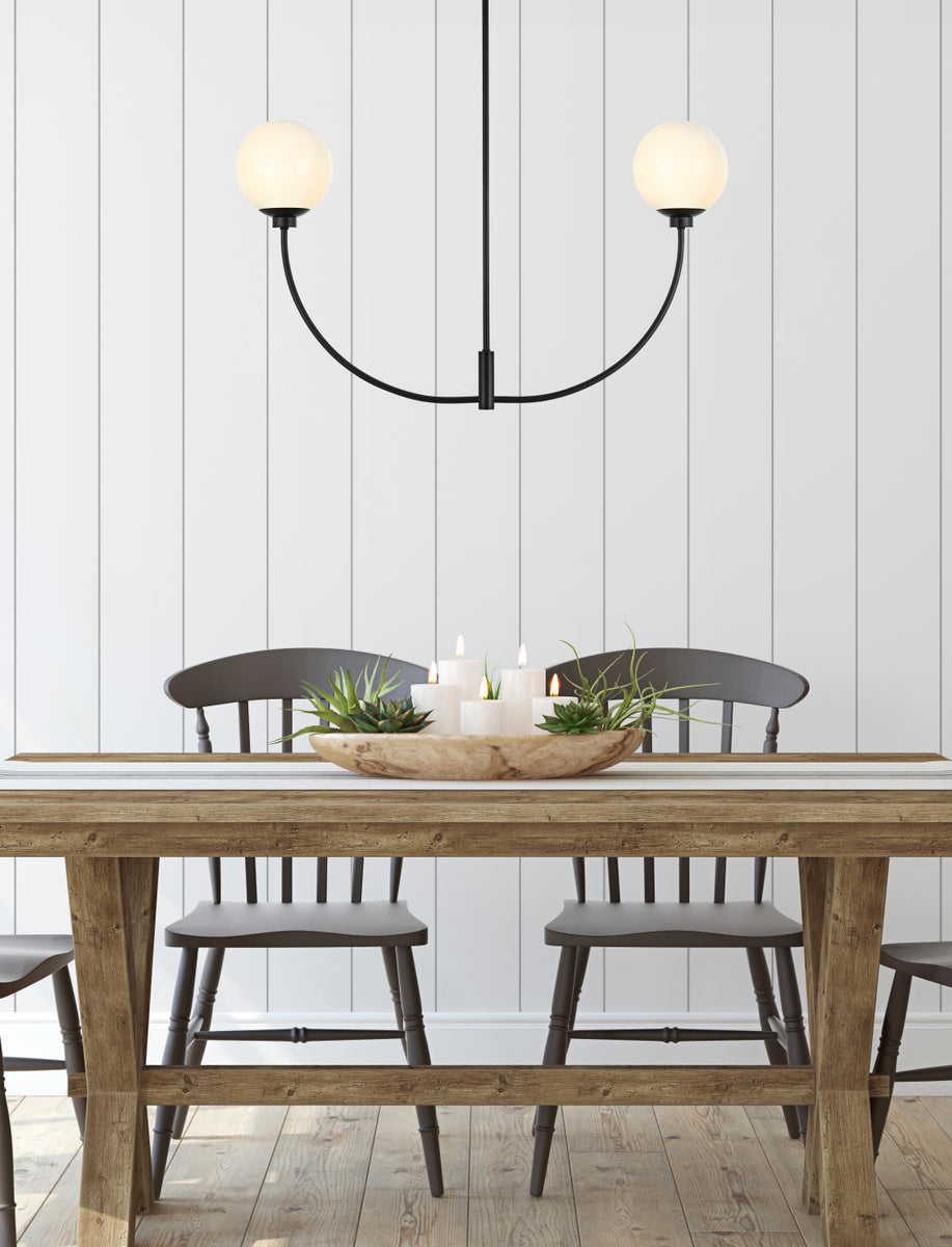 Nyomi 36 inch chandelier in Black