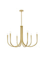 Layne 36 inch chandelier in Brass