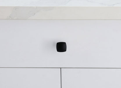 Irvin 1.3" Matte Black Square Knob Multipack (Set of 10)