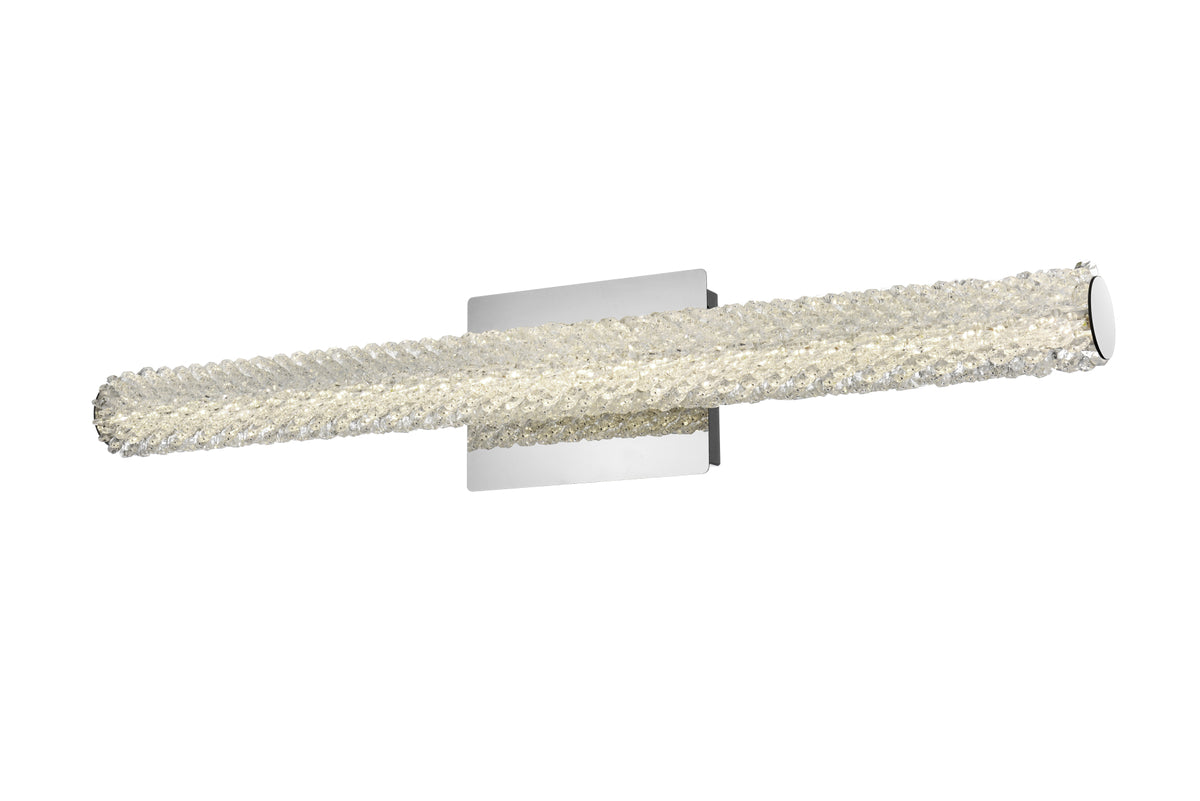 Bowen 30 inch Adjustable LED Wall Sconce in Chrome