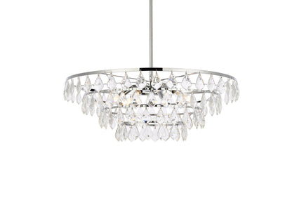 Ella 28 inch pendant in chrome