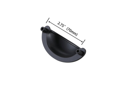 Claude 2-3/4" Center to Center Oil-rubbed Bronze Cup Bar Pull Multipack (set of 10)