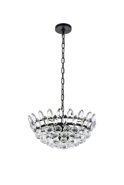 Emilia 18 inch pendant in black