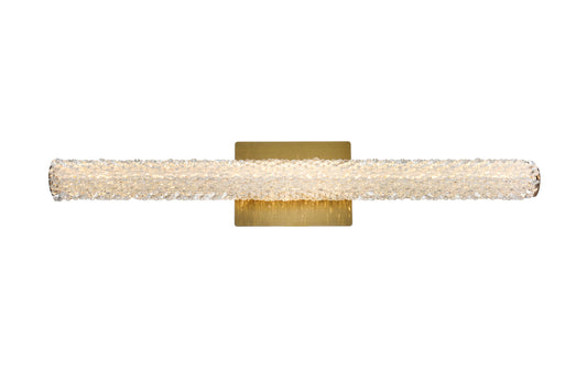 Bowen 30 inch Adjustable LED Wall Sconce in Satin Gold