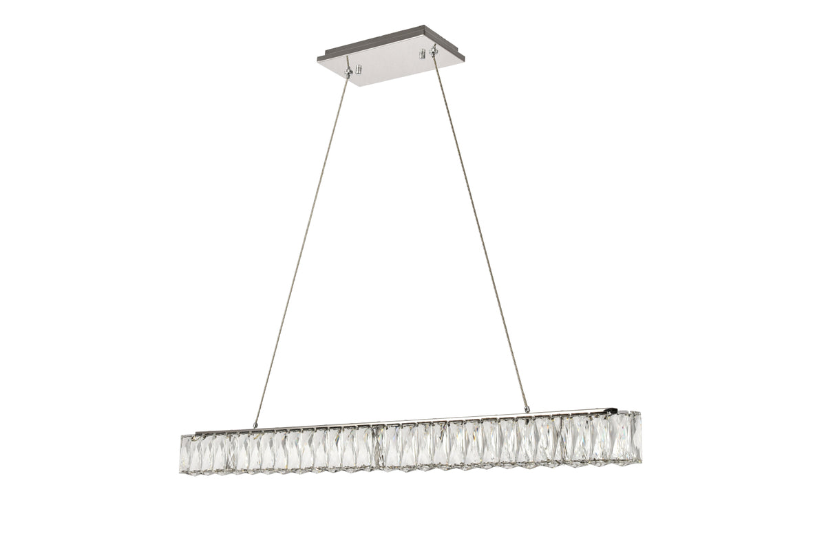 Monroe Integrated LED chip light Chrome Chandelier Clear Royal Cut Crystal