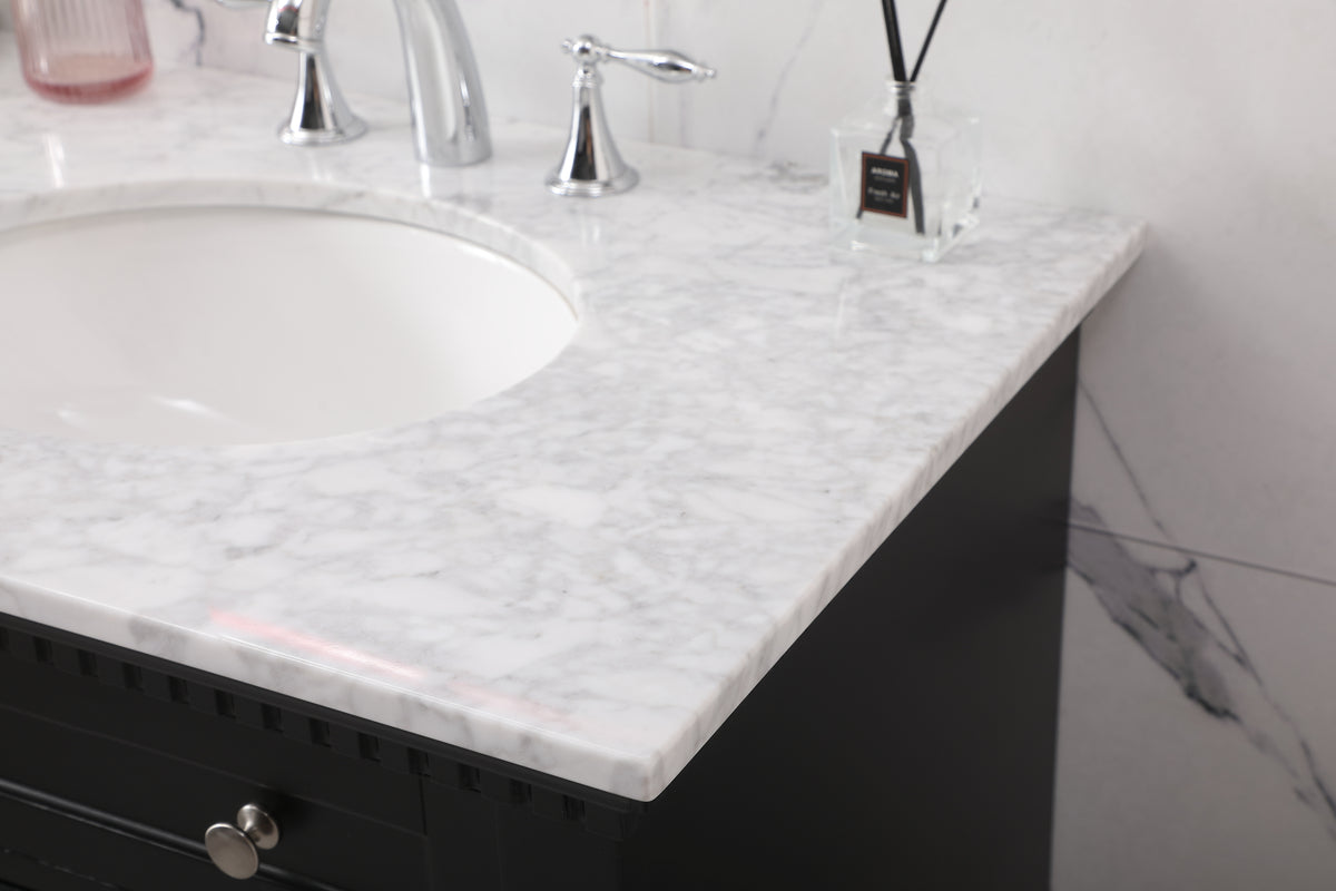 72 inch double bathroom vanity set in black