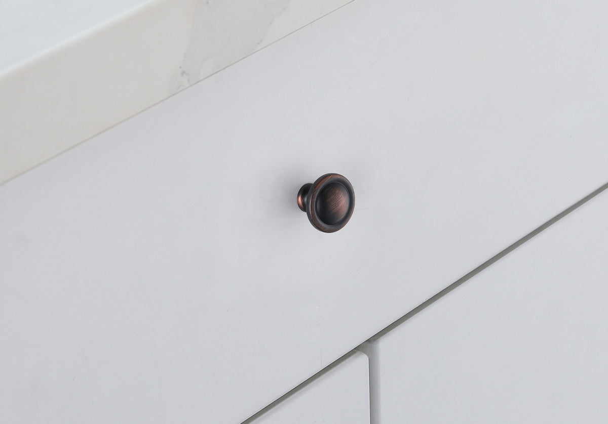 Garlande 1.2" Diameter Oil-rubbed Bronze Mushroom Knob Multipack (Set of 10)