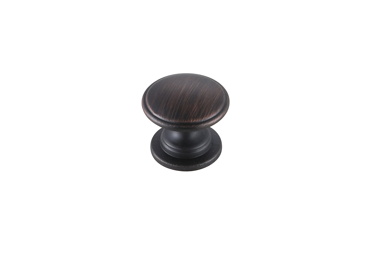 Kaid 1.2" Diameter Oil-rubbed Bronze Mushroom Knob Multipack (Set of 10)