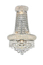 Primo 4 light Chrome Wall Sconce Clear Royal Cut Crystal