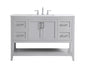 48 inch Single Bathroom Vanity in Grey