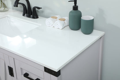 48 inch Single bathroom vanity in grey