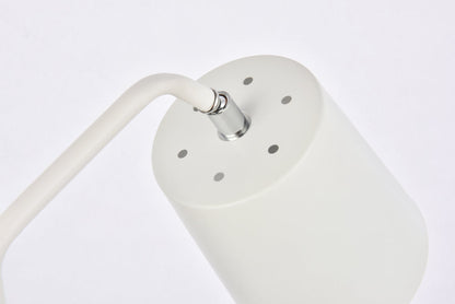 Leroy 1 light white table lamp