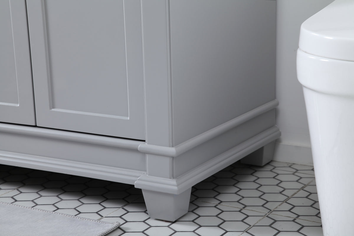 72 inch Double Bathroom Vanity set in Grey