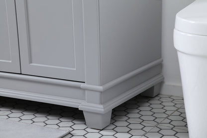 72 inch Double Bathroom Vanity set in Grey