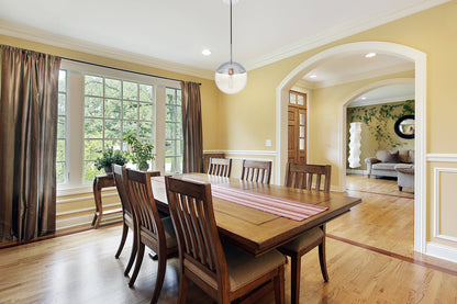 Eclipse 1 Light Chrome Pendant With Clear Glass