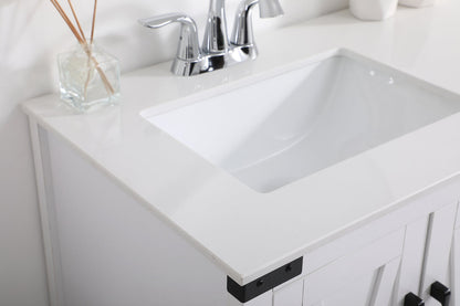 36 inch bathroom vanity in White