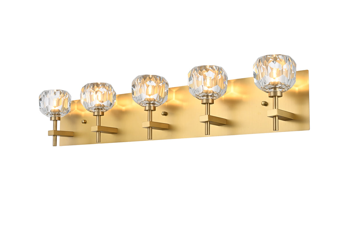 Graham 5 Light Wall Sconce in Gold