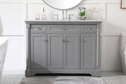 48 inch Single bathroom vanity in  Grey