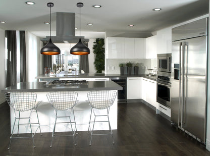 Circa Collection Pendant D12.5in H10in Lt:1 Black Finish