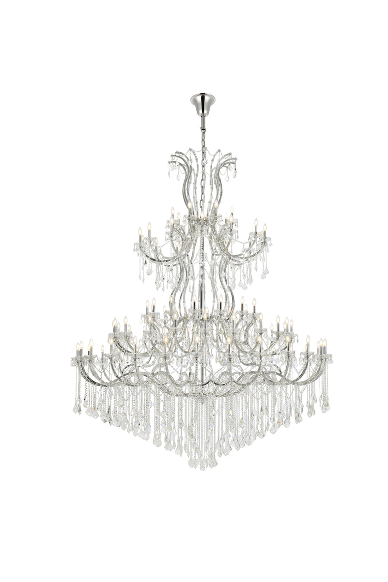 Maria Theresa 84 light Chrome Chandelier Clear Royal Cut Crystal
