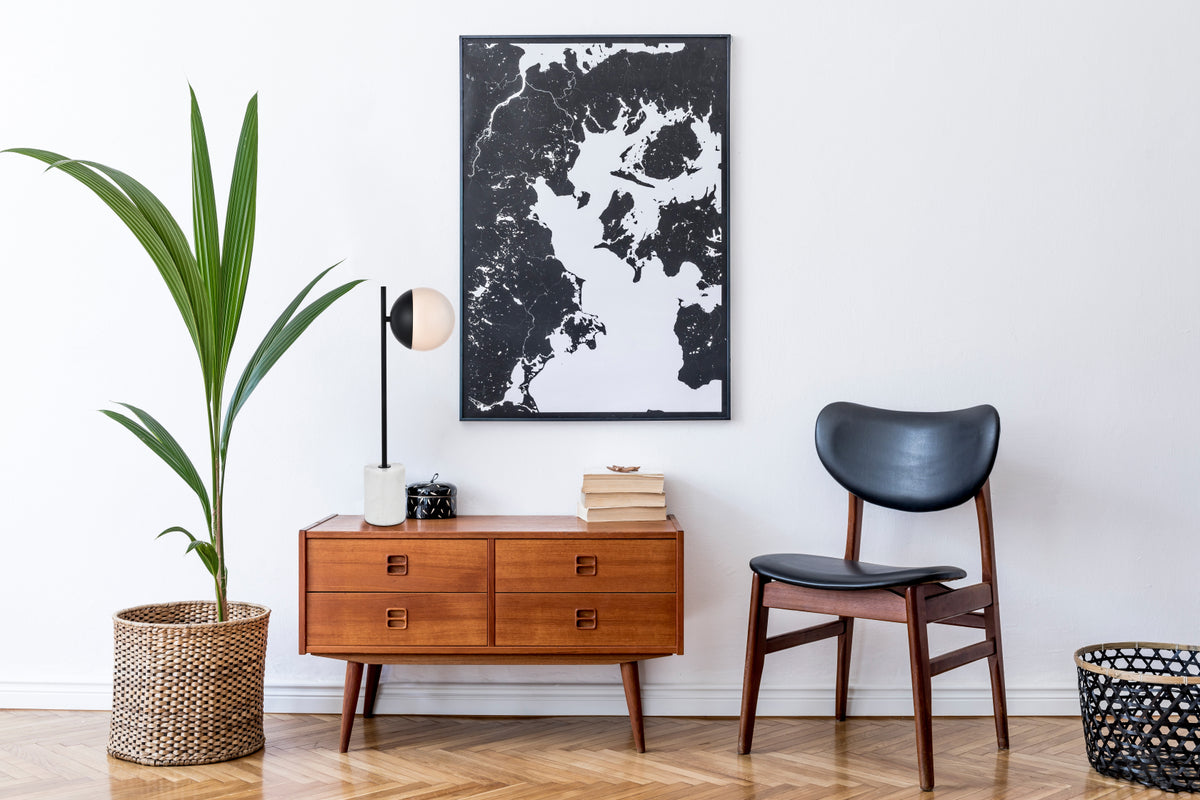 Eclipse 1 Light Black Table Lamp With Frosted White Glass