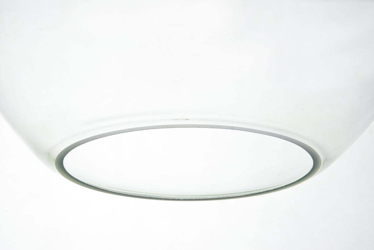 Baxter 1 Light Chrome Pendant With Clear Glass