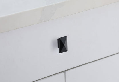 Perry 2" Matte Black Rectangle Knob Multipack (Set of 10)