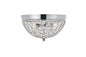 Taye 2 light Chrome Flush Mount