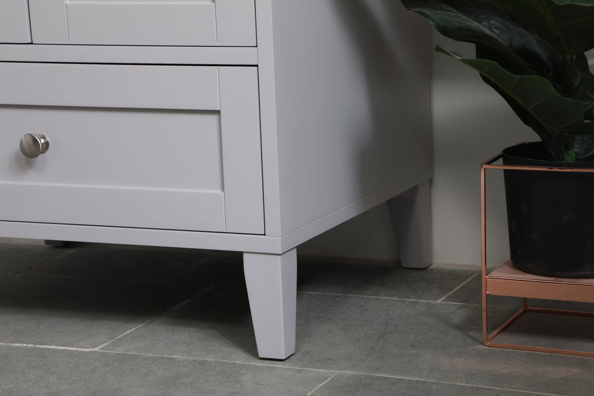 24 inch Single Bathroom Vanity in Grey