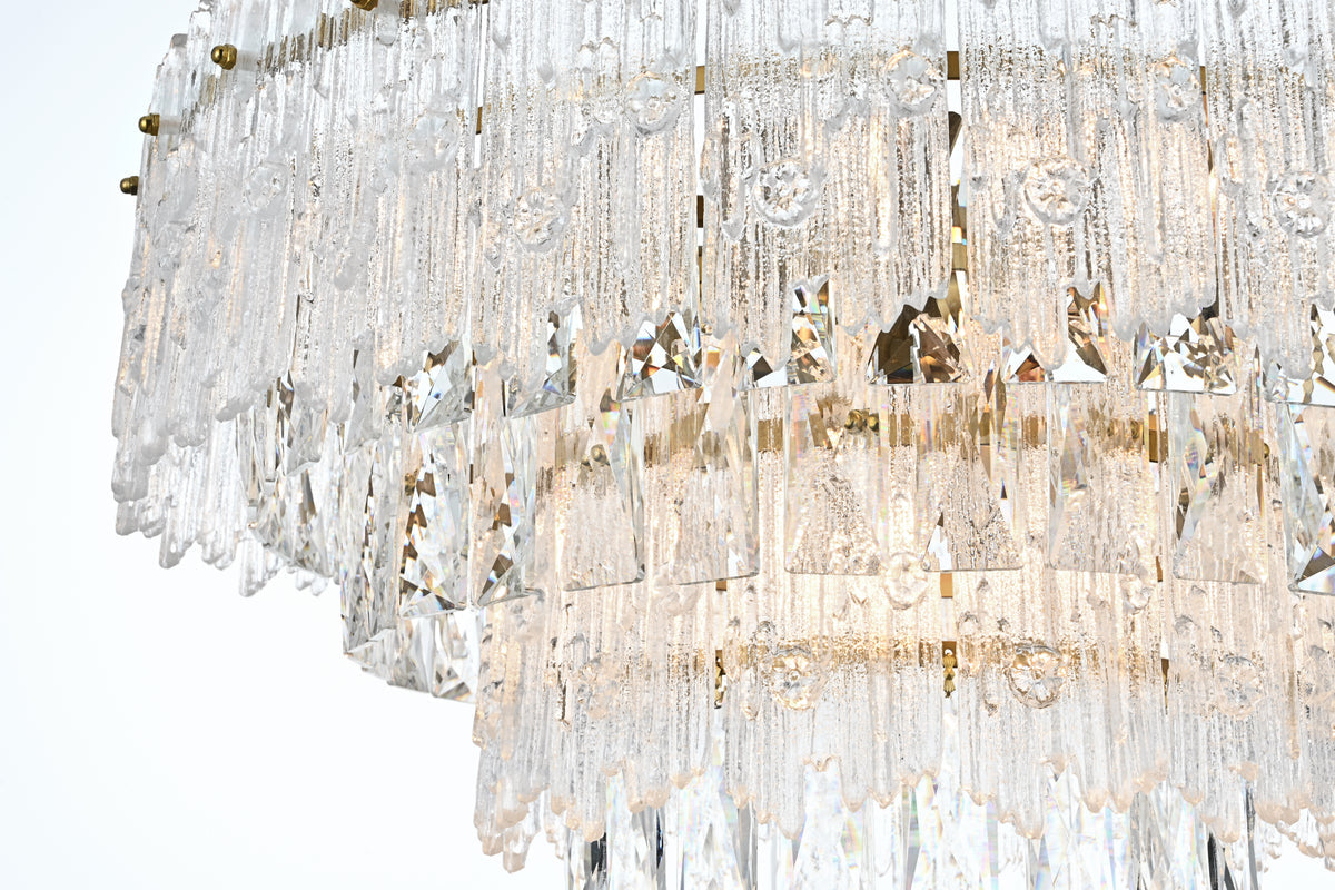 Emilia 21 inch Pendant Light in Satin Gold