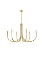 Layne 42 inch chandelier in Brass