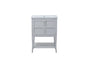 2 Doors Cabinet 24 In. X 18 In. X 34 In. In Grey