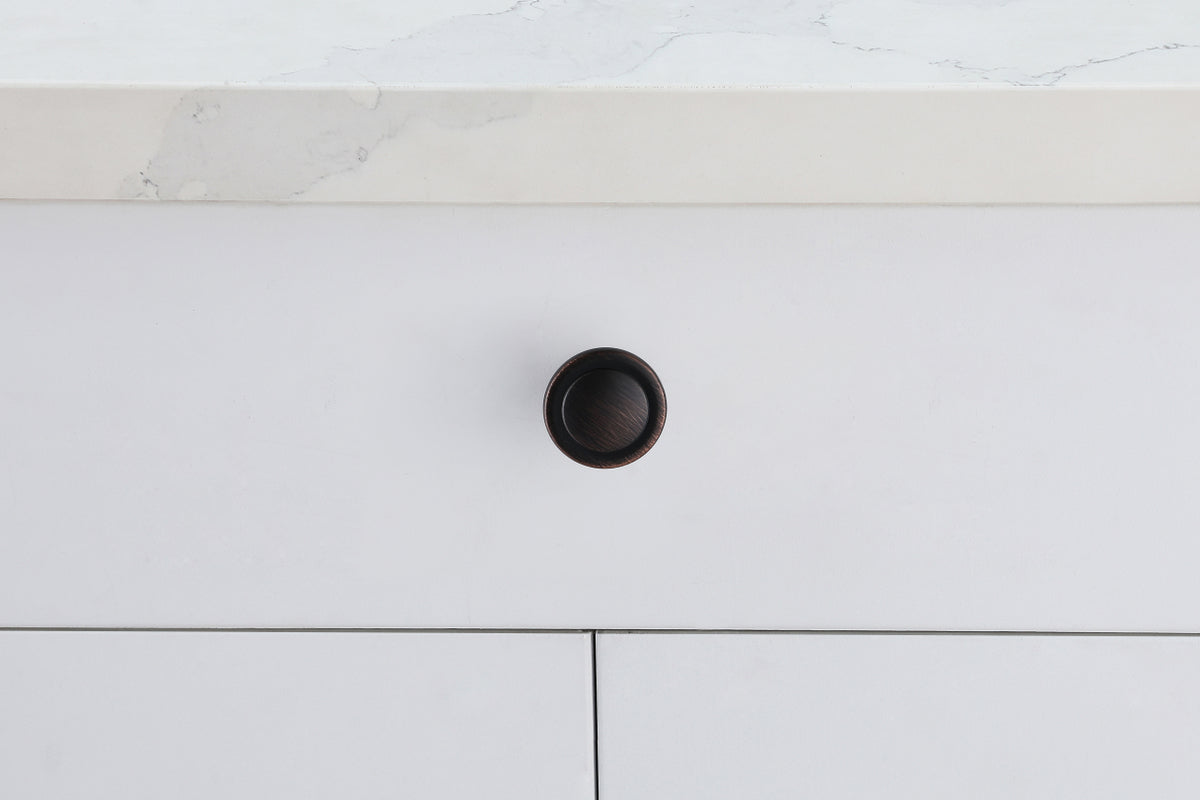 Logyn 1.3" Diameter Oil-rubbed Bronze Mushroom Knob Multipack (Set of 10)