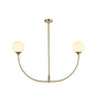 Nyomi 42 inch chandelier in Satin Gold