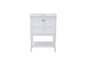 2 Doors Cabinet 24 In. X 18 In. X 34 In. In White