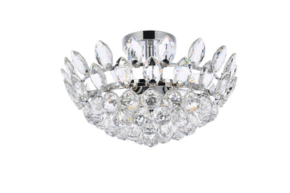 Emilia 16 inch flush mount in chrome