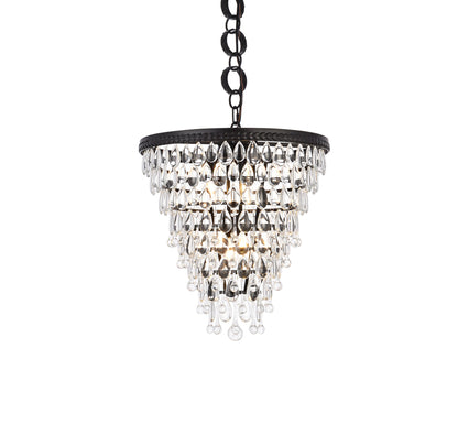 Nordic 5 lights black pendant