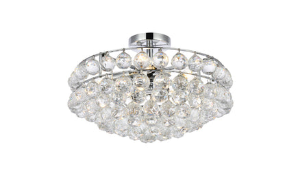 Savannah 18 inch flush mount in chrome