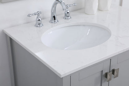 32 inch Single Bathroom Vanity in Gray
