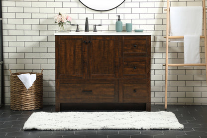 42 inch Single bathroom vanity in expresso